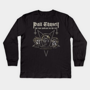 The Last Hail On The Left Kids Long Sleeve T-Shirt